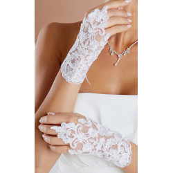 Gants en dentelle pour mariée