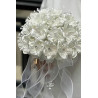 Bouquet de mariée en satin scintillant, fleurs de mariage en strass, bouquet de fête fait main